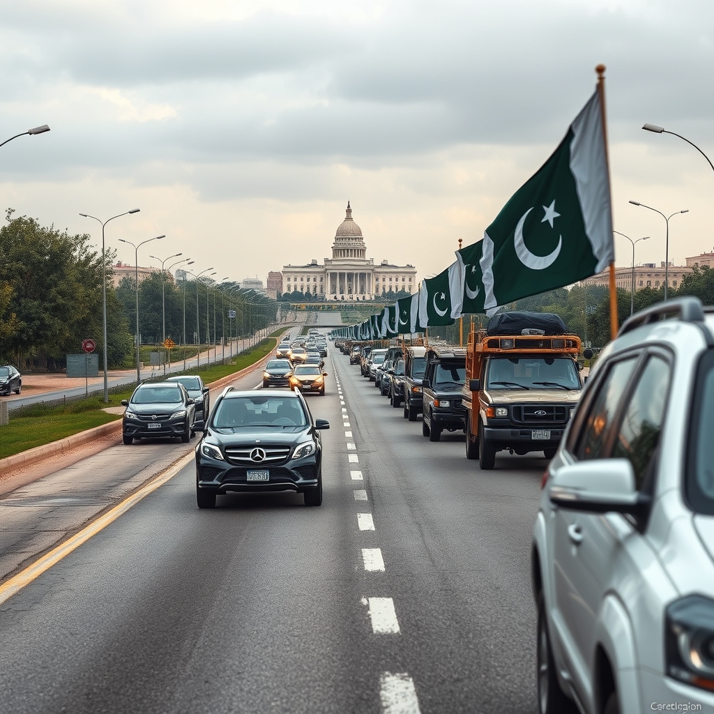 PTI decides on long march to Islamabad after consultation with allies, targeting September 27.