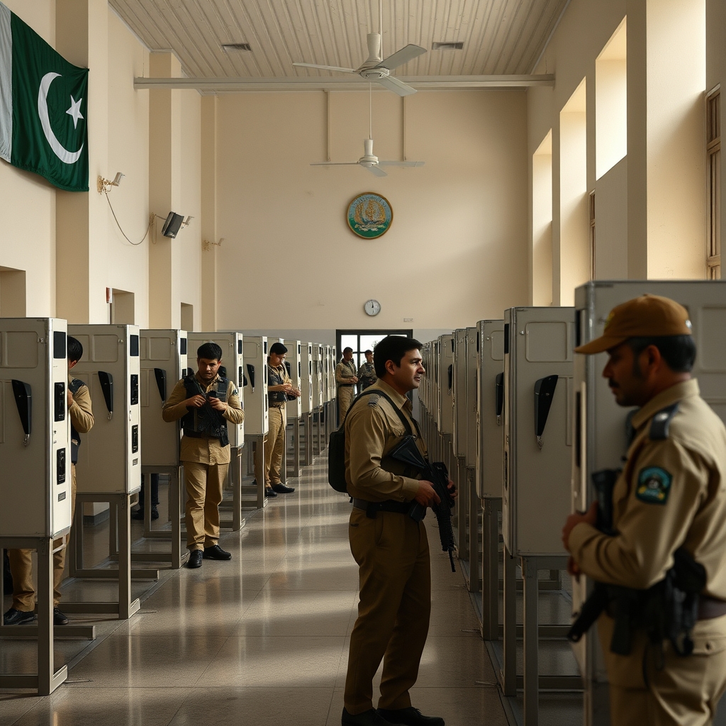 Third phase of Azad Jammu and Kashmir polls starts in Bagh and Haveli districts with 10,300 troops deployed.